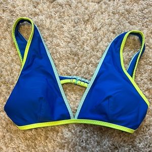 Aerie colorblock bikini top